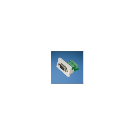 Panduit MINI-COM 15-PIN HIGH DENSITY, SVGA SCREW VERSION 1/3 INSERT CHD15HDSCIGY